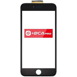 Сенсорний екран iPhone 6S Plus чорний, з рамкою, з OCA-плівкою, оригінал PRC G+OCA PRo