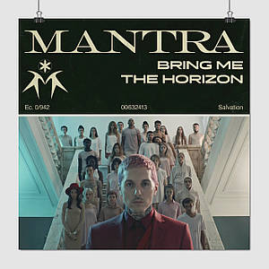 Плакат "Bring Me the Horizon, BMTH, Mantra", 60×60см