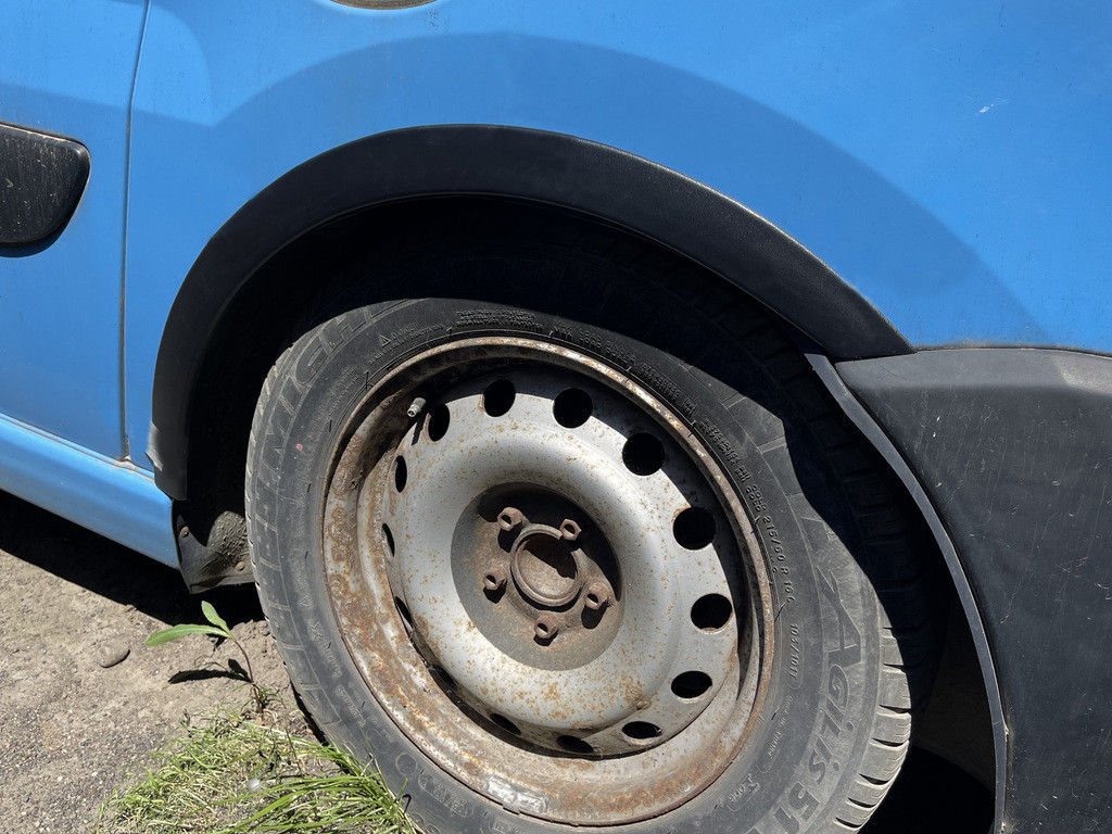 Накладки на арки (4 шт, чорні) для Peugeot Expert 2007-2016 рр, фото 1