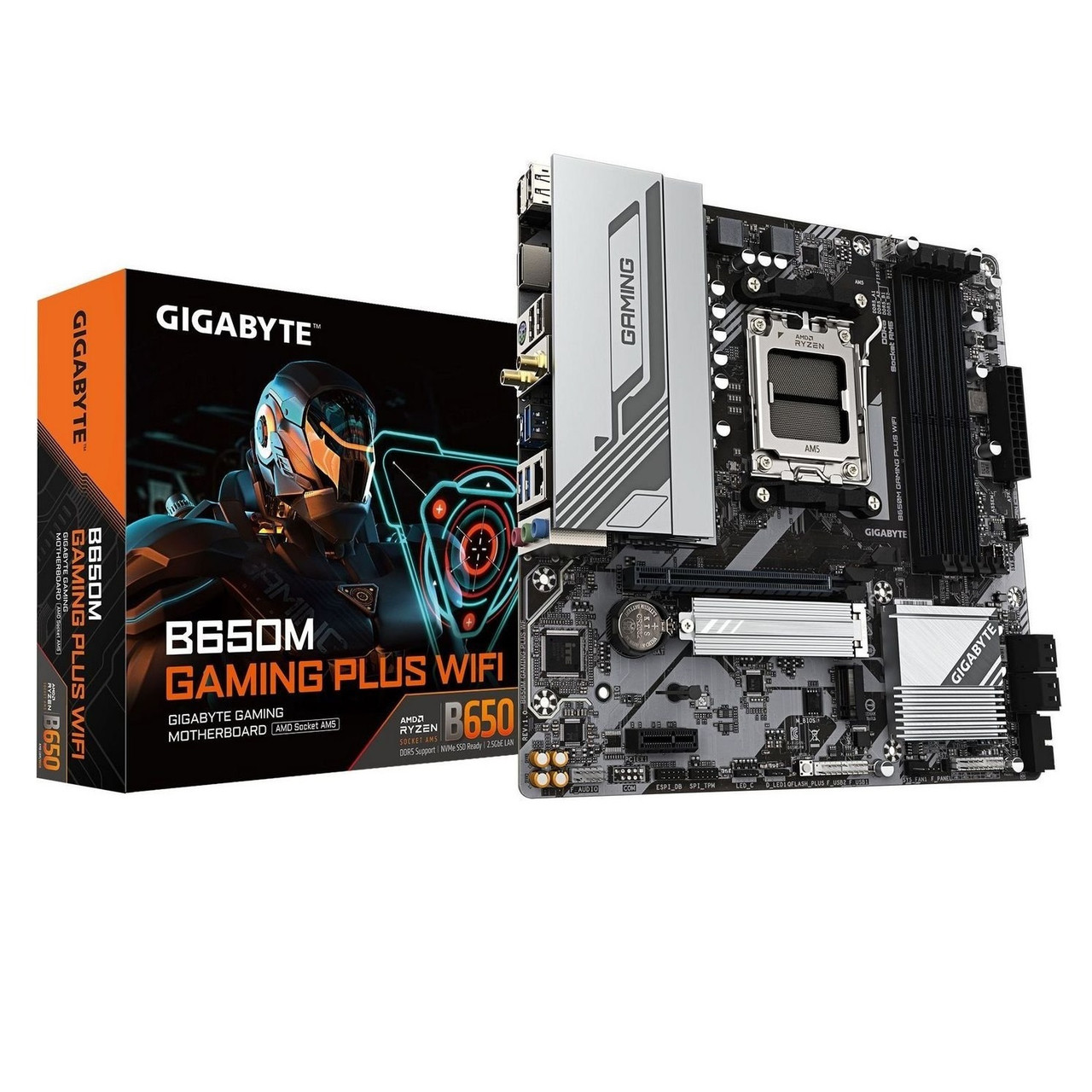 Материнська плата Gigabyte B650M Gaming Plus WiFi Socket AM5, фото 1