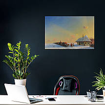Картина на полотні "Айвазовський Іван, Чумаки в Україні", 40×60см, фото 5