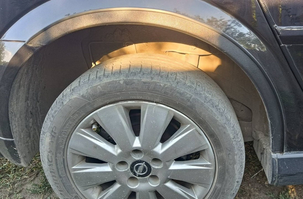 Накладки на арки SD (4 шт, чорні) для Opel Vectra C 2002-2008 рр, фото 1