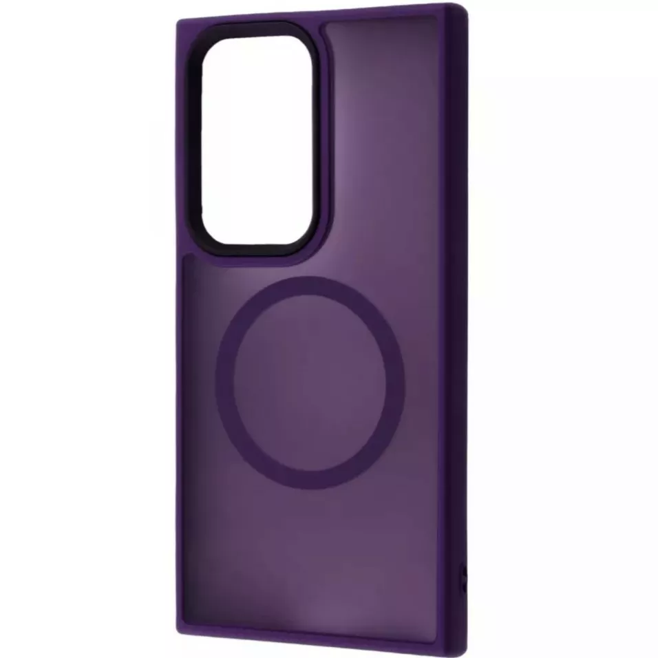 Чохол бампер Wave Matte Insane MagSafe для Samsung Galaxy S22 Ultra Purple
