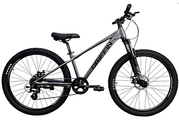 Підлітковий велосипед Griffin Turbo 26" сірий 13 рама 15" (140 - 165 см), Сірий