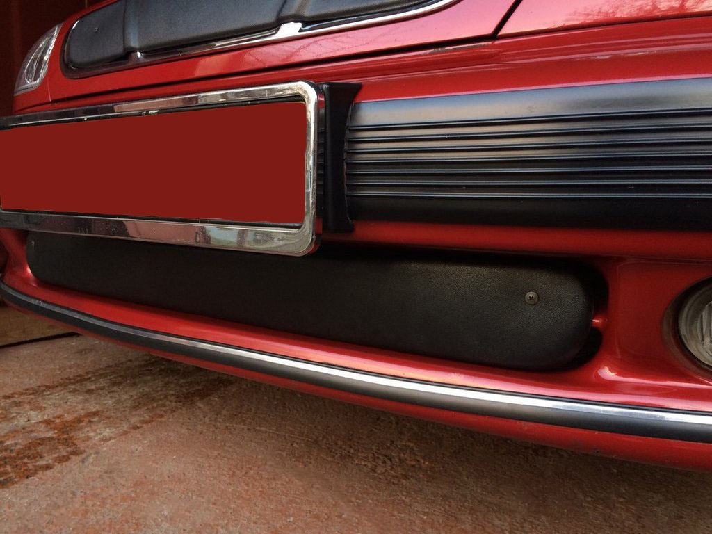 Зимова накладка на решітку (нижня) Матова для Opel Vectra B 1995-2002 рр, фото 1