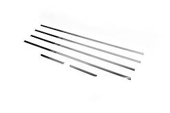 Окантовка вікон (6 шт, нерж) для Mitsubishi ASX 2010-2023 рр
