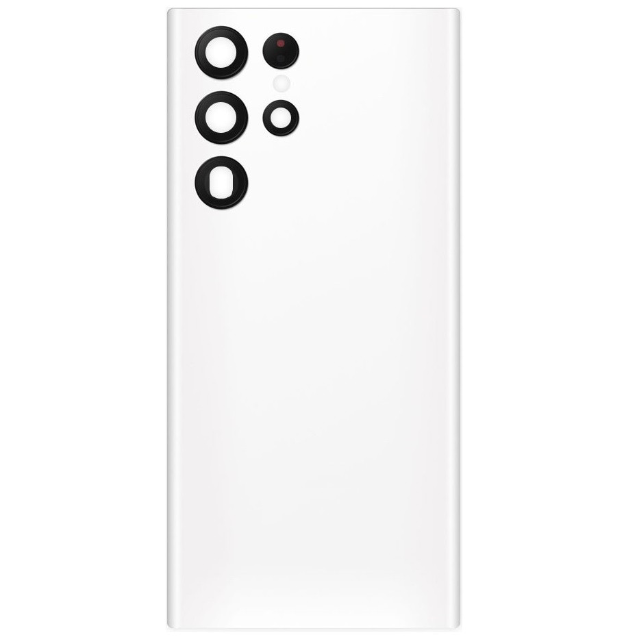 Задня кришка Samsung S908 Galaxy S22 Ultra 5G біла, оригінал PRC + скло камери