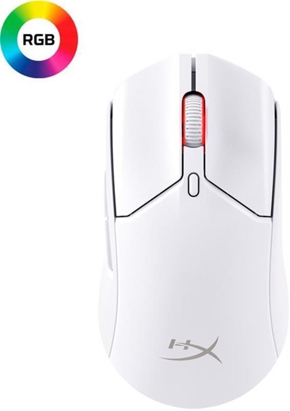 Миша бездротова HyperX Pulsefire Haste 2 WL White (6N0A9AA), фото 1