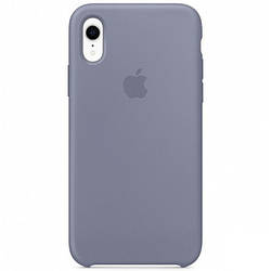 Силіконовий чохол iPhone XR Apple Silicone Case Lavender Gray