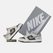 Жіночі Кросівки Nike SB Dunk Low x Otomo Katsuhiro / Найк СБ Данк Отомо Кацухіро Низькі Коричневі з Сірим, фото 6