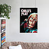 Плакат "Дитяча гра 1, лялька Чакі, жахи, Chucky, Child's Play (1988)", 60×43см, фото 6