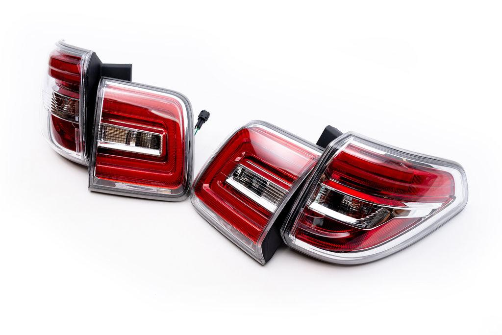 Задні LED ліхтарі (дизайн 2016) для Nissan Patrol Y62 2010-2024 рр, фото 1