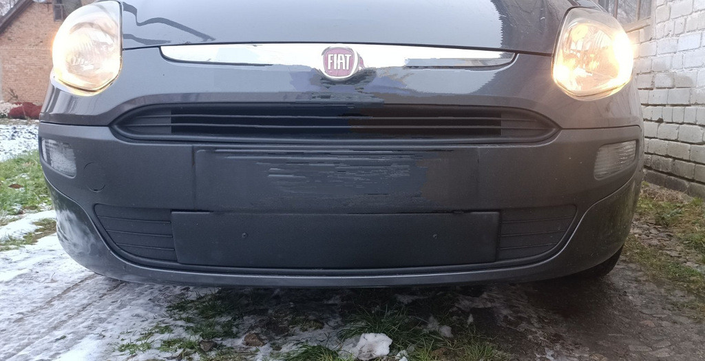 Зимова решітка (EVO, Punto) Матова для Fiat Punto Grande/EVO 2006-2018 рр, фото 1