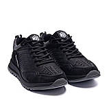 Чоловічі спортивні кросівки Reebok чорні демісезонні шкіряні, фото 3