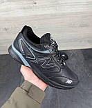 Кросівки чоловічі New balance чорні осінні шкіряні спортивні демісезонні під джинси для чоловіків ", фото 3