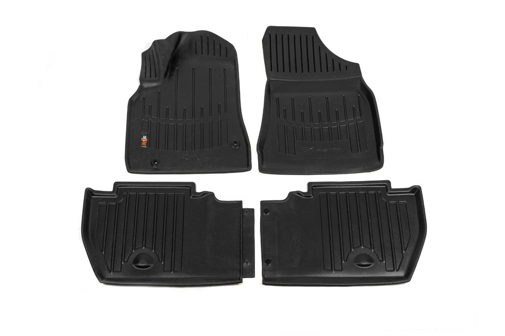 Килимки Stingray 3D (4 шт, поліуретан) для Peugeot Partner Tepee 2008-2018 рр, фото 1