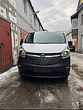 Зимова накладка на решітку Матова для Opel Vivaro 2015-2019 рр, фото 4