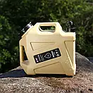 Каністра для води туристична похідна 12 л з краном хакі, фото 8