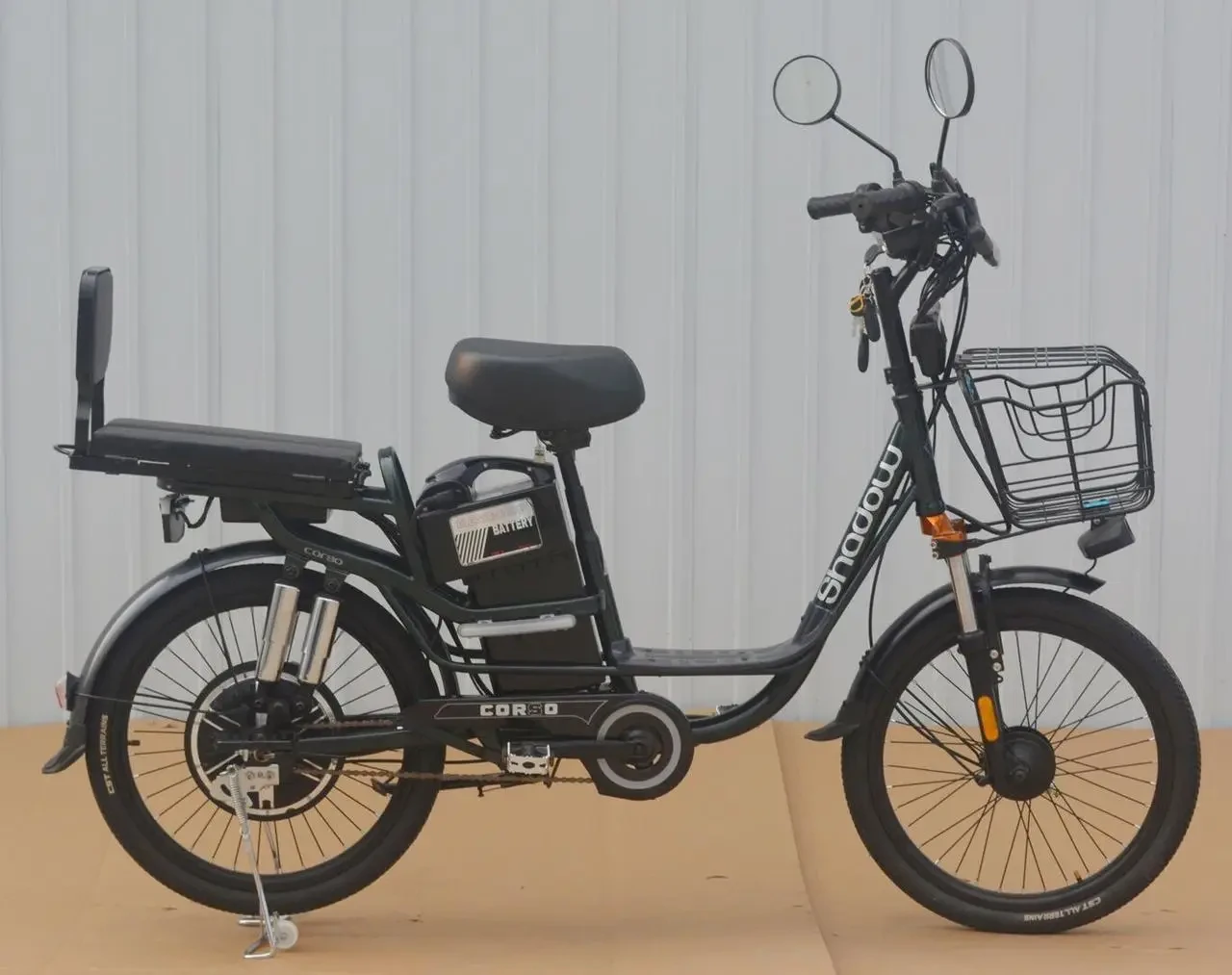 Електровелосипед Corso Shadow 500W 48V/20Ah літієва, шини 22"