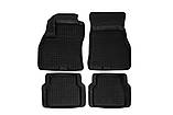 Гумові килимки з бортом (4 шт, Polytep) для Fiat Doblo II 2010-2022 рр, фото 2