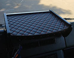 Полиця на панель (Чорна з червоною ниткою) для Mercedes T2 (507-814)