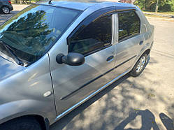 Вітровики (4 шт., Sunplex Sport) для Dacia Logan I 2005-2008 рр