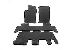 Килимки EVA (3 ряди, чорні) для Lexus GX470