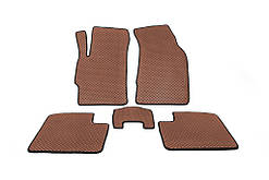 Килимки EVA (2004-2009, Коричневий) для Kia Spectra
