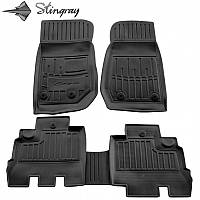 Килимки Stingray 3D (5D, 5 шт, поліуретан) для Jeep Wrangler 2007-2017 рр