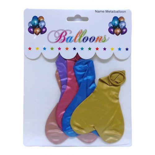 Кульки перламутрові фігурні ʼʼСерцеʼʼ (5шт) (30478) [tsi260381-TSI], фото 1