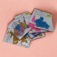 Кульки перламутрові фігурні ʼʼСерцеʼʼ (5шт) (30478) [tsi260381-TSI], фото 2