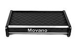 Полиця на панель (Чорна з чорною ниткою) для Opel Movano 2004-2010 рр, фото 2