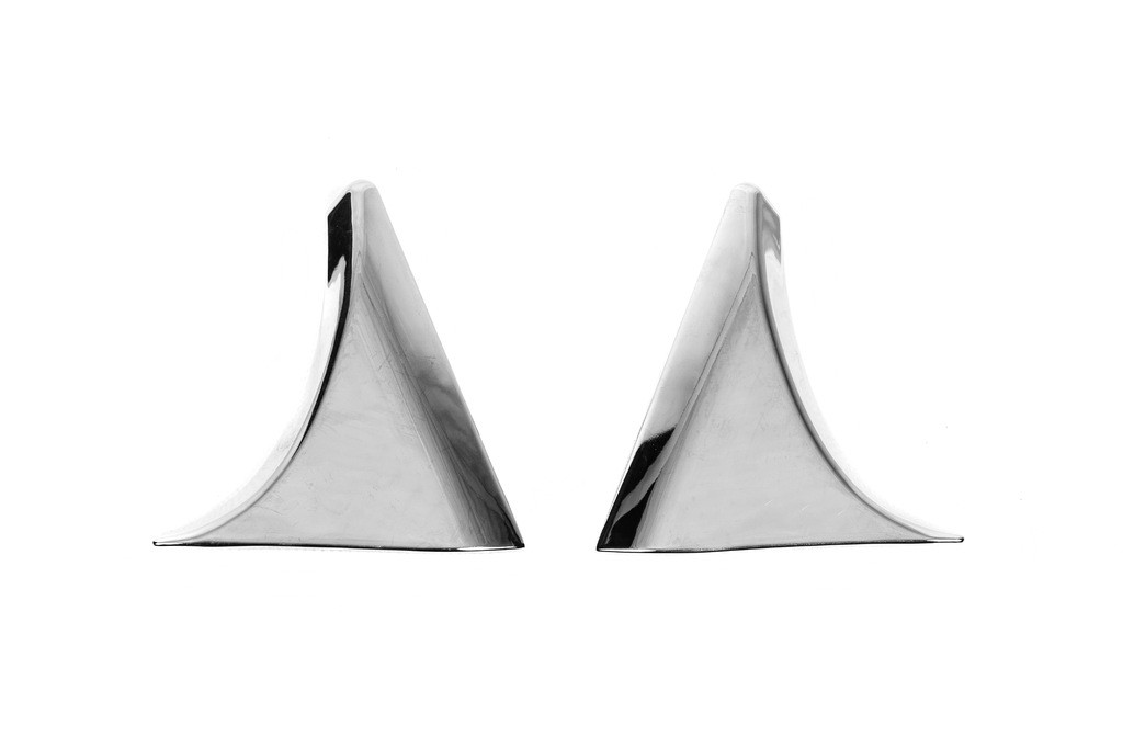 Накладки під спойлер Libao (2 шт, пласт) для Nissan Qashqai 2014-2021 рр, фото 1