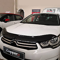 Дефлектор капота (Eurocap) для Citroen C-4 2010-2018 рр