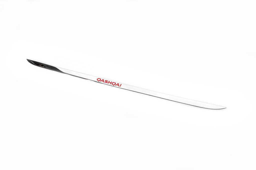 Кромка багажника з написом (Libao, нерж) для Nissan Qashqai 2014-2021 рр, фото 1