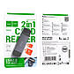 Кардридер Hoco USB2.0/ Type-C TF/SD 5Gbps 2TB Card Reader Spirit 2-in-1 HB45, фото 2