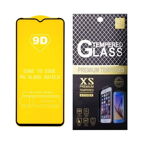 Захисне скло Xiaomi Redmi A3 Pro, Redmi A4 з чорною рамкою