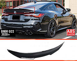 Спойлер DPT V-2 (для G22, чорний глянець) для BMW 4 серія G22/23/26 2020- рр