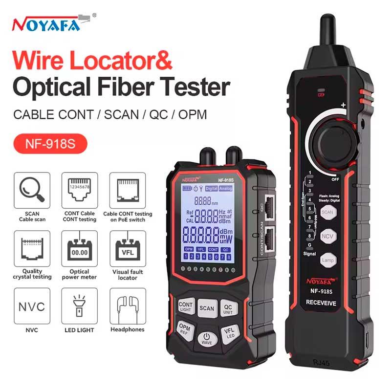 NOYAFA NF-918S, багатофункціональний тестер, трасошукач, PoE, VFL, OPM
