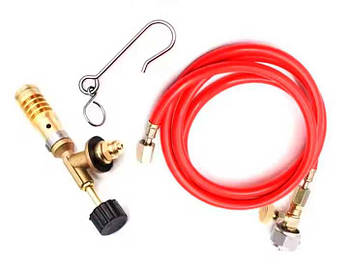Пальник для МАПП газу з регулюванням полум'я, зі шлангом