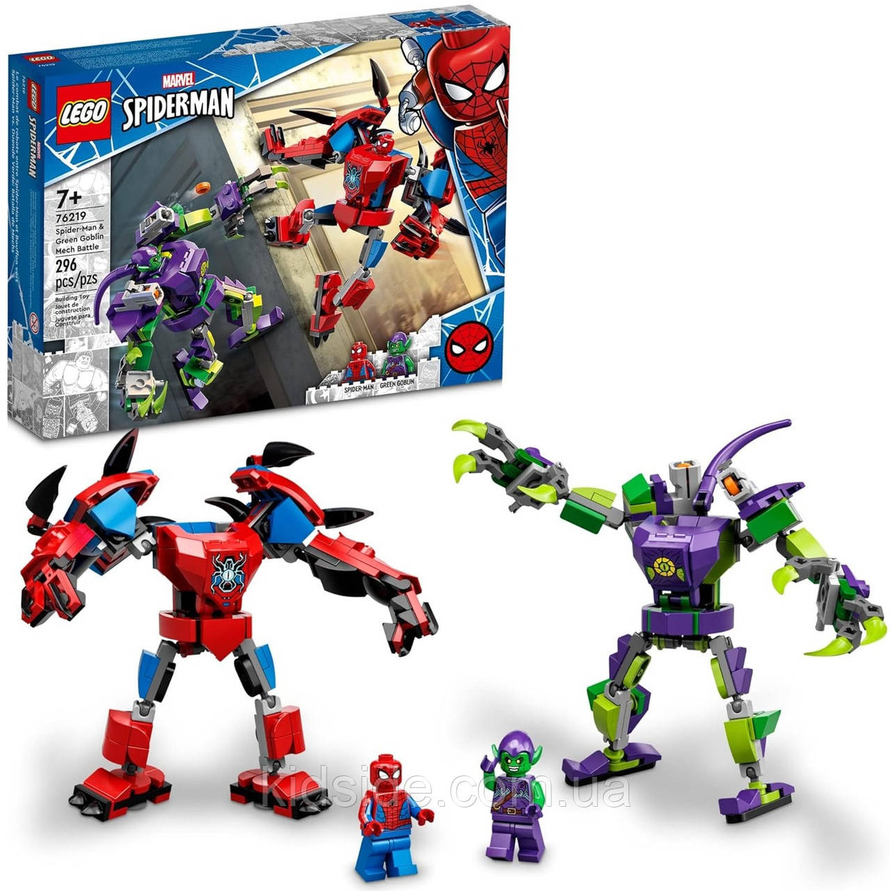 LEGO Marvel Super Heroes 76219 Битва роботів Людини-павука та Зеленого Гоблина