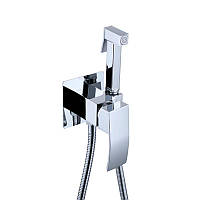 Набор для гігієнічного душу Qtap Swan Cascada прямокутний QTSWA262CRM45567 Chrome
