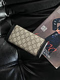 Гаманець жіночий Gucci Marmont чорний великий з коробкою Гуччі, фото 3