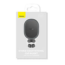 Тримач для мобільного Baseus Stable Gravitational Wireless Charging Car Mount Pro 15 W (Air Outlet Version), фото 3