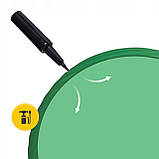 М'яч для фітнесу (фітбол) 4FIZJO 55 см Anti-Burst Green (P-5907739316264), фото 7