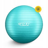 М'яч для фітнесу (фітбол) 4FIZJO 75 см Anti-Burst Mint (P-5905973404792), фото 8
