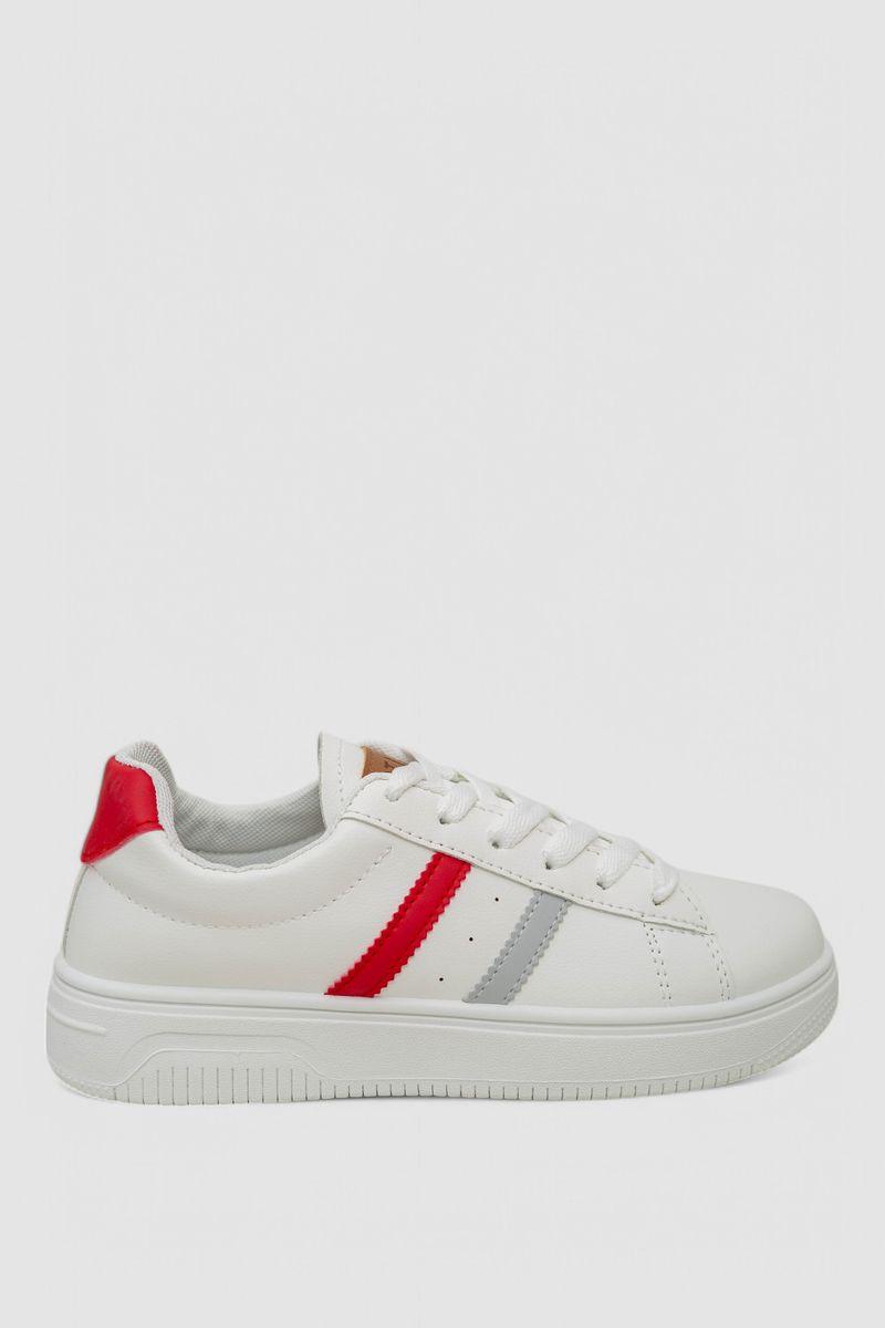 Кеди жіночі, колір біло-червоний, 248R100, фото 1