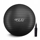 М'яч для фітнесу (фітбол) 4FIZJO 75 см Anti-Burst Black (P-5907739316370), фото 3