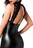 Плаття Noir Handmade міні сукня з лаку та мережива для вечірок і романтичних побачень розмір XL, фото 4
