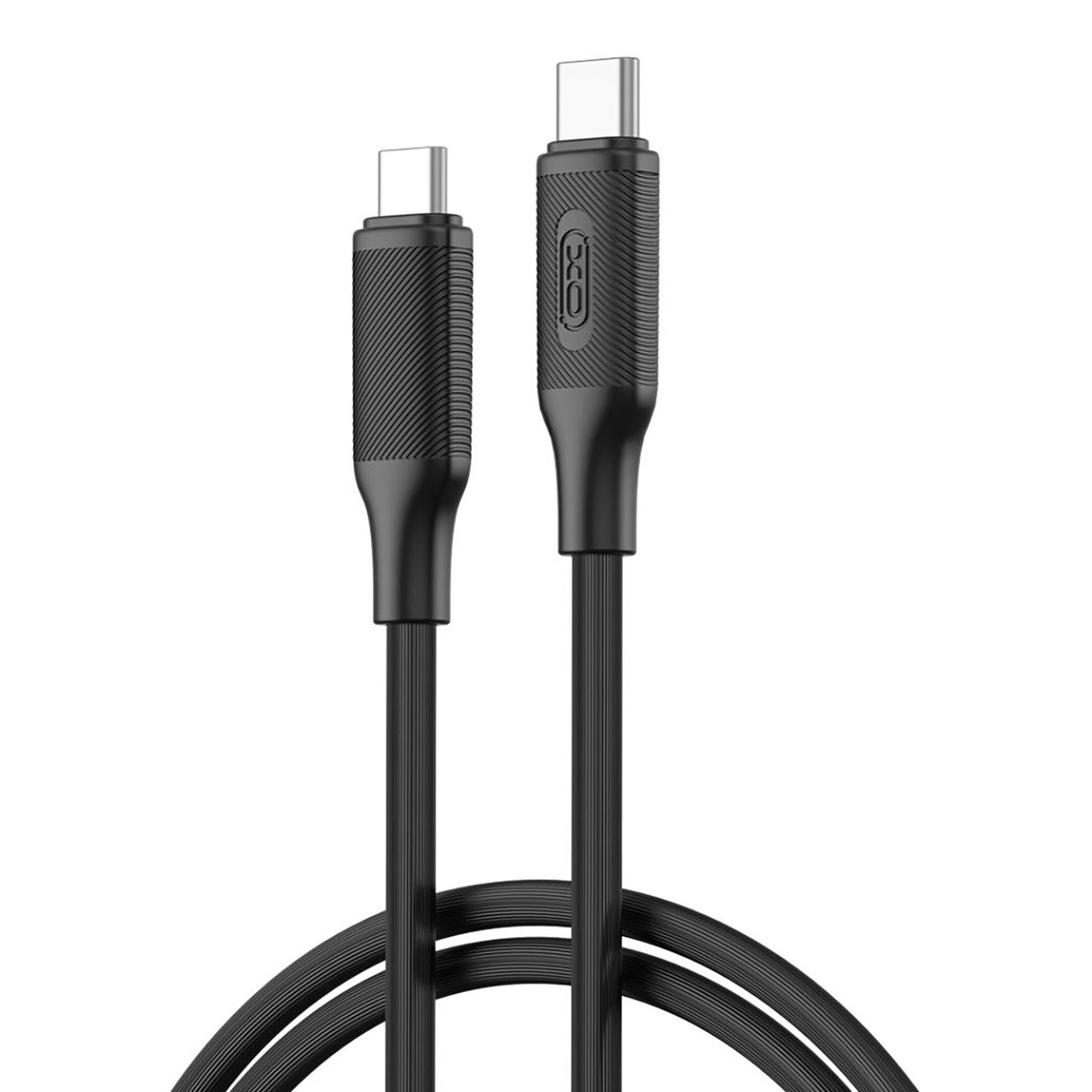 Кабель XO NB-Q265B-CC USB-C to USB-C 60W Power Delivery 1 м Black (NB-Q265B-CC.black), фото 1